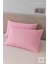 Pembe Yastık Kılıfı Pamuk Kumaş Kapaklı (2 Adet) 50 x 70 cm 7