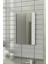 Minila 45 cm Banyo Dolabı,Seramik Lavabolu, Aynalı,Lavabo Dahil,Mdf,Mat Beyaz 6