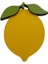 Limon Motifli Kahve Sunumluğu Limon Tatlısı Sunum Altlığı (2'li) 1