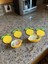 Limon Motifli Kahve Sunumluğu Limon Tatlısı Sunum Altlığı (6'lı) 3