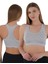 Kadın Kalın Askılı Pedsiz Sporcu Crop | S-M, L-Xl 1