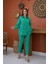 Yeşil Gömleği Taşlı Fitilli Takım 6