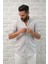 Slimfit Fit Yaka Düğmeli Çizgili Yazlık Gofre Kumaş Erkek Gömlek 1