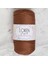 Loren Polyester Soft Macrame Kahverengi El Örgü Ipi - LM033 - 34439 1