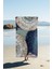 Modern Desenli Dijital Baskı Plaj Deniz Havlusu Peştamal 80X160 cm BRS041 1