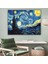 5D Elmas Boyama Seti – Van Gogh Yıldızlı Gece | 40x50 cm - Tuvale Gerili Diamond Painting Sayılarla Boyama Mozaik Tablo 2