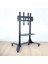 Tv Standı - Tekerli Tv Askısı - Hareketli Tv Standı - 32" - 65" Tv Ile Uyumlu - Metal - Siyah - Stvs1 9