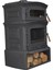 Flamestove FS-33YKST Altara Premium Tek Camlı Kuzineli Yan Kapaklı Odunluklu 1