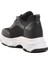 Siyah Yüksek Taban Kadın Sneaker 6064 Z 4
