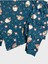Kız Çocuk %100 Pamuklu Yeşil Baykuş Çiçek Desenli Uzun Kollu Kışlık Pijama Takımı 2