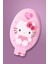 Sanrio Lisanslı Dikdörtgen Oval Ayna Tarak Hello Kitty 1