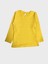 Kız Çocuk Pamuklu Fitilli Kumaş Sarı Uzun Kollu Taytlı Takım 3