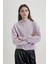 Boxy Fit Kapüşonlu Kalın Basic Düz Sweatshirt B8570AX24SP 1