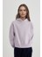 Boxy Fit Kapüşonlu Kalın Basic Düz Sweatshirt B8570AX24SP 5