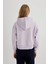 Boxy Fit Kapüşonlu Kalın Basic Düz Sweatshirt B8570AX24SP 7
