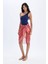 Regular Fit Desenli Vual Pareo-Fall in Love D2745AXNS 2