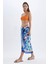 Regular Fit Desenli Vual Pareo-Fall in Love D2745AXNS 2