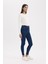 Jegging Yüksek Bel Bilek Boy Dar Paça Basic Düz Jean Pantolon 2