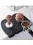 Espresso Barista Tamper Temper Tamping Mat Düz Taban Siyah Silikon 2li 1