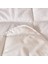 Soft Tek Kişilik Microfiber Yorgan - Beyaz - 155X215 cm 3