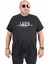 Erkek Büyük Beden Sıfır Yaka Tişört Let's Do It 25186 Sıyah 1