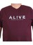 Erkek Büyük Beden Sıfır Yaka Tişört Alive 25187 Murdum 2