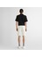 Erkek Krem Slim Fit Şort 2