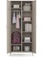 Pera Metal Elbise Dolabı, Soyunma Dolabı, Iki Kapılı, 80,50 x 50 x 189,50 cm 3