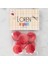 Loren Crafts 8'li Düğme Kırmızı - 1128 1