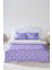 Mor Papatya Çift Kişilik Nevresim Takımı Pamuklu 1