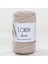 Loren Decor 3 Büküm Makrome Ipi Bej - L049 1