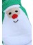 Pamuklu 6'lı Yılbaşı Noel Baba Kışlık Havlu Yenidoğan Bebek Çorap 5