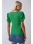Kadın Yeşil Kare Yaka Örme Bluz HZL22W-BD104091 3