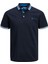 Jack&jones 12143859 Jjepaulos Polo Yaka Noos Battal Buyuk Beden Kısa Kol Tshırt 1
