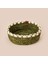 Green Culture Dekoratif Sepet - Krem / Yeşil - 21X8 cm 3