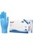 5 Kutu Pudrasız Mavi Nitril Muayene Eldiveni- Medium Beden 3