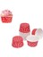 50 Adet Puantiyeli Kırmızı Büyük Boy Pet Kapsül Cupcake Muffin Kek Vb. Kalıbı (Ebat: 6,7 cm x 4 cm x 5 Cm) 1