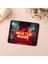 Kırmızı Neon Hustle Mode Yazılı Mousepad - 19X23 cm 2 mm Dikdörtgen Ithal Baskılı Mouse Pad 5