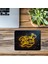 Sarı Cursive Fontlu Işıklı Mouse Pad Tasarımı - 19X23 cm 2 mm Dikdörtgen Ithal Baskılı Mouse Pad 3