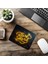 Sarı Cursive Fontlu Işıklı Mouse Pad Tasarımı - 19X23 cm 2 mm Dikdörtgen Ithal Baskılı Mouse Pad 6
