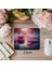 Pembe Lotus Çiçeği Temalı Mousepad - 19X23 cm 2 mm Dikdörtgen Ithal Baskılı Mouse Pad 1