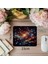Siyah Fon Üzerine Parlayan Yıldızlar Mousepad - 19X23 cm 2 mm Dikdörtgen Ithal Baskılı Mouse Pad 1