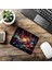 Siyah Fon Üzerine Parlayan Yıldızlar Mousepad - 19X23 cm 2 mm Dikdörtgen Ithal Baskılı Mouse Pad 6
