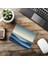 Mavi Tonlarda Soyut Manzara Mouse Pad - 19X23 cm 2 mm Dikdörtgen Ithal Baskılı Mouse Pad 6