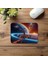 Mor Nebula Üzerinde Yüzen Astronot Mousepad - 19X23 cm 2 mm Dikdörtgen Ithal Baskılı Mouse Pad 4