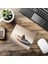 Beyaz Kum Üzerinde Zen Taşları Mousepad - 19X23 cm 2 mm Dikdörtgen Ithal Baskılı Mouse Pad 6
