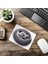 Mat Gri Arka Planlı Kirpi Tasarımı - 19X23 cm 2 mm Dikdörtgen Ithal Baskılı Mouse Pad 6