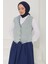 Denim Kısa Yelek Mavi-Tint - 27099 2