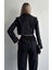 Bağlama Detay Crop Blazer Ceket 6