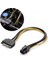 Sata Power To 6 Pin Power Kablo 15pın Sata To 6pin Gpu Için Power Kablo 20cm 5